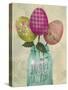 Ball Jar Easter 2c-Margaret Wilson-Stretched Canvas