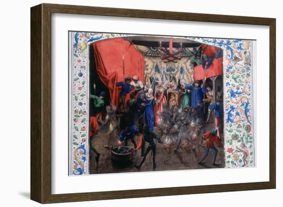 Ball of the Burning Men, 1393-null-Framed Giclee Print