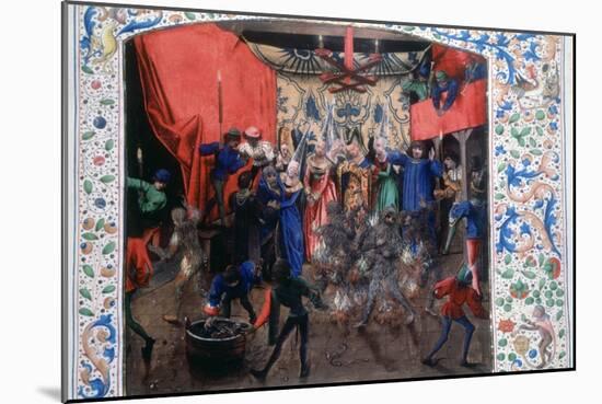 Ball of the Burning Men, 1393-null-Mounted Giclee Print