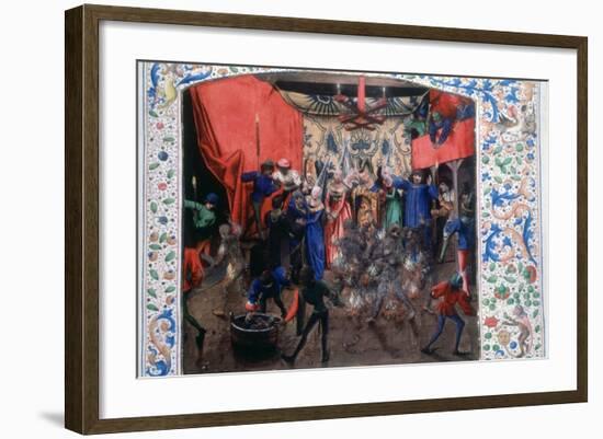 Ball of the Burning Men, 1393-null-Framed Giclee Print