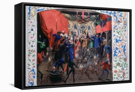 Ball of the Burning Men, 1393-null-Framed Stretched Canvas