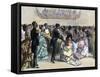Ball of the Skidmore Guard, a Black Military Organization, NYC, 1870s-null-Framed Stretched Canvas