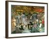 Ball on the 14th July-Théophile Alexandre Steinlen-Framed Giclee Print