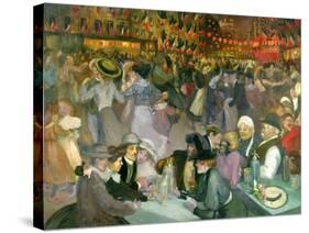 Ball on the 14th July-Théophile Alexandre Steinlen-Stretched Canvas
