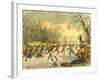 Ball Play on the Ice, 1853-Seth Eastman-Framed Giclee Print