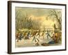 Ball Play on the Ice, 1853-Seth Eastman-Framed Giclee Print