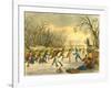 Ball Play on the Ice, 1853-Seth Eastman-Framed Giclee Print