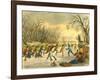 Ball Play on the Ice, 1853-Seth Eastman-Framed Giclee Print