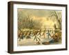 Ball Play on the Ice, 1853-Seth Eastman-Framed Premium Giclee Print