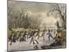 Ball Play on the Ice-Seth Eastman-Mounted Giclee Print