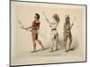 Ball Players, from Catlin's North American Indian Portfolio. Hunting Scenes and Amusements of the R-George Catlin-Mounted Giclee Print