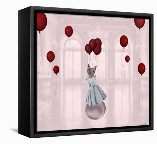 Ball with Balloons-Daniela Nocito-Framed Stretched Canvas