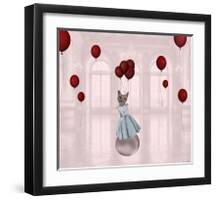 Ball with Balloons-Daniela Nocito-Framed Art Print