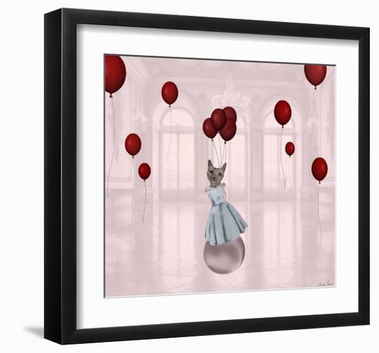 Ball with Balloons-Daniela Nocito-Framed Art Print