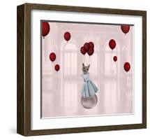 Ball with Balloons-Daniela Nocito-Framed Art Print