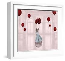 Ball with Balloons-Daniela Nocito-Framed Art Print