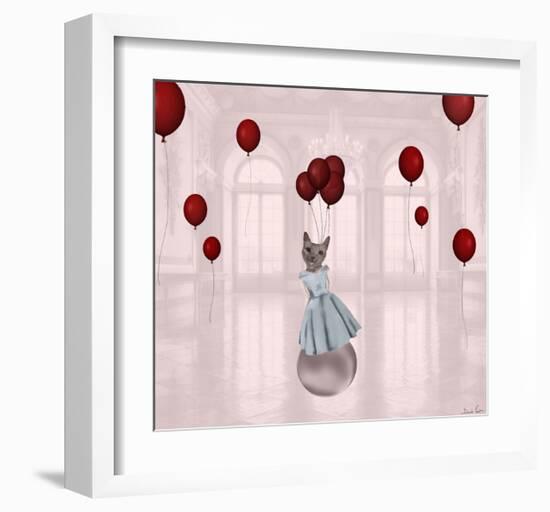 Ball with Balloons-Daniela Nocito-Framed Art Print