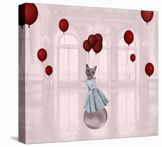 Ball with Balloons-Daniela Nocito-Stretched Canvas
