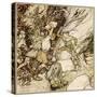 Ballad, Cockerslee-Arthur Rackham-Stretched Canvas