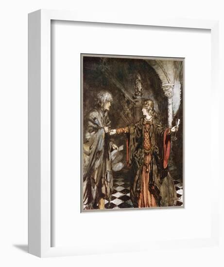 Ballad, Hynd Horn-Arthur Rackham-Framed Art Print