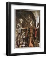 Ballad, Hynd Horn-Arthur Rackham-Framed Art Print