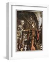 Ballad, Hynd Horn-Arthur Rackham-Framed Art Print