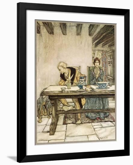 Ballad, Lord Randal-Arthur Rackham-Framed Art Print