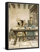 Ballad, Lord Randal-Arthur Rackham-Framed Stretched Canvas