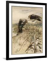 Ballad, Twa Corbies-Arthur Rackham-Framed Photographic Print