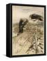 Ballad, Twa Corbies-Arthur Rackham-Framed Stretched Canvas