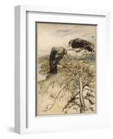 Ballad, Twa Corbies-Arthur Rackham-Framed Photographic Print