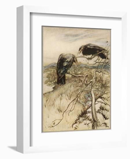 Ballad, Twa Corbies-Arthur Rackham-Framed Photographic Print