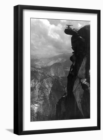 Ballanced on His Head-null-Framed Art Print