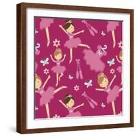 Ballerina 03-Asmaa’ Murad-Framed Giclee Print