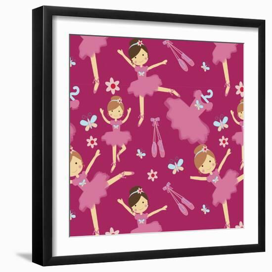 Ballerina 03-Asmaa’ Murad-Framed Giclee Print