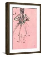 Ballerina, 1876-Edgar Degas-Framed Giclee Print