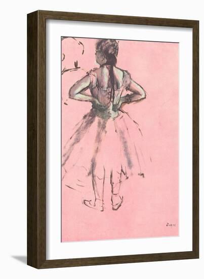 Ballerina, 1876-Edgar Degas-Framed Giclee Print