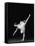 Ballerina Alicia Alonso in Arabesque Position-Gjon Mili-Framed Stretched Canvas