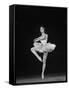 Ballerina Alicia Alonso in Pirouette Position-Gjon Mili-Framed Stretched Canvas