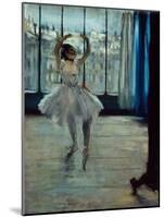Ballerina at the Photographer's, c. 1877-78-Edgar Degas-Mounted Giclee Print