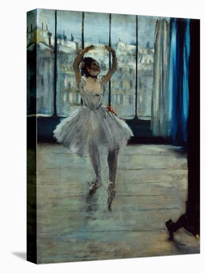 Ballerina at the Photographer's, c. 1877-78-Edgar Degas-Stretched Canvas