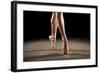 Ballerina Balancing En Pointe-null-Framed Premium Giclee Print