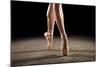 Ballerina Balancing En Pointe-null-Mounted Premium Giclee Print