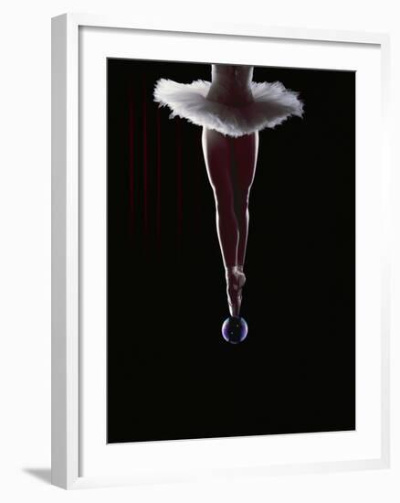 Ballerina Balancing on a Bubble-Charles Smith-Framed Photographic Print