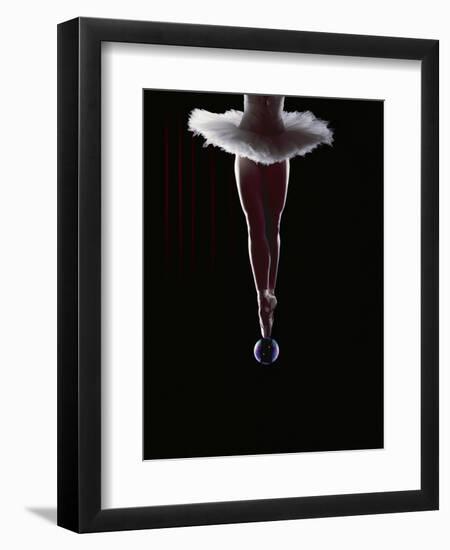 Ballerina Balancing on a Bubble-Charles Smith-Framed Photographic Print