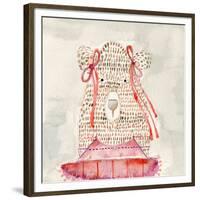 Ballerina Bear-Natalie Timbrook-Framed Premium Giclee Print