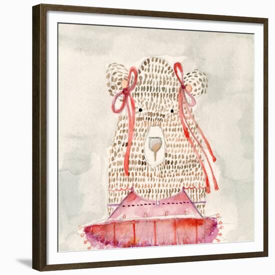 Ballerina Bear-Natalie Timbrook-Framed Premium Giclee Print