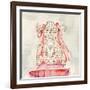 Ballerina Bear-Natalie Timbrook-Framed Premium Giclee Print