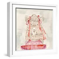 Ballerina Bear-Natalie Timbrook-Framed Art Print