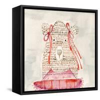 Ballerina Bear-Natalie Timbrook-Framed Stretched Canvas